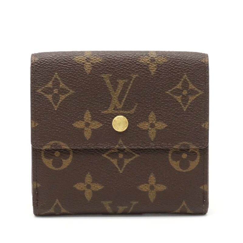 Ladies Louis Vuitton shoulder bags with a single - handle silhouetteLouis Vuitton Monogram Portomone Bier Cult Credit Bifold Wallet M61652