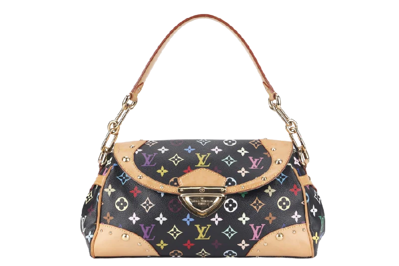 Louis Vuitton crossbody bags in a bold red color for a statementLOUIS VUITTON BEVERLY MM (M40204) MULTICOLOR MONOGRAM CANVAS NO DUST COVER