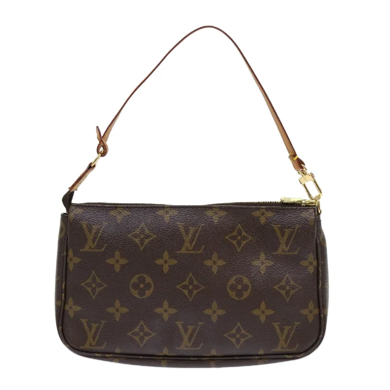 Louis Vuitton bags with a detachable mobile phone holder for convenienceLOUIS VUITTON Monogram Pochette Accessoires Pouch M51980 LV Auth 49973