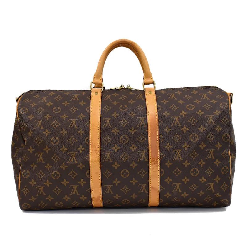 Louis Vuitton crossbody bags with a keychain holder for practicalityLouis Vuitton Monogram Keepall Bandouliere 50