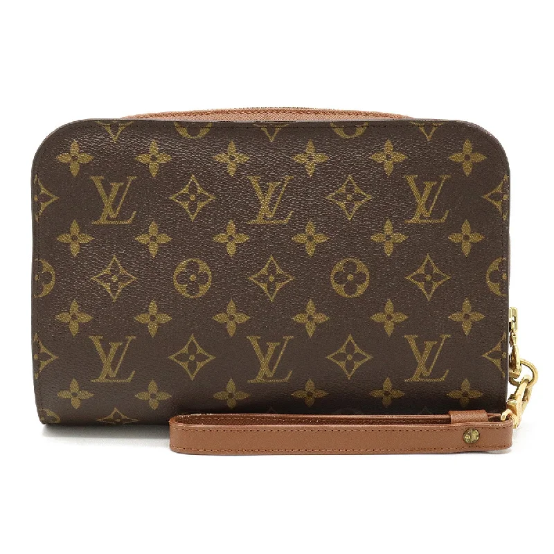 Louis Vuitton handbags with a back - zip pocket for storing valuablesLouis Vuitton Orsay Clutch Bag M51790