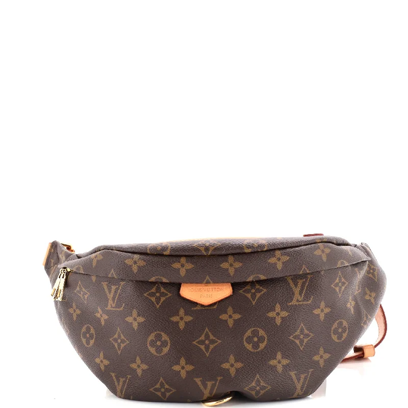 Louis Vuitton bags with a detachable mobile phone holder for convenienceBum Bag Monogram Canvas