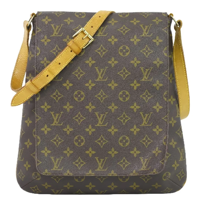 Louis Vuitton backpacks with a multi - pocket organization for functionalityLouis Vuitton Monogram Musette Shoulder Bag M51256