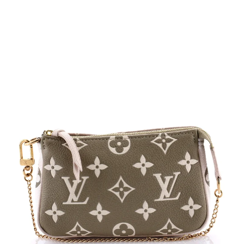 Louis Vuitton crossbody bags with adjustable shoulder straps for comfortPochette Accessoires Spring in the City Monogram Empreinte Leather Mini