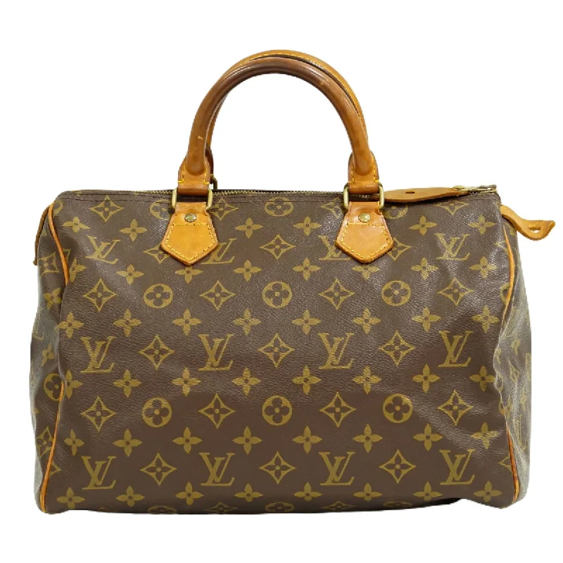 Louis Vuitton crossbody bags with a printed floral pattern for femininityLouis Vuitton Monogram Speedy 30