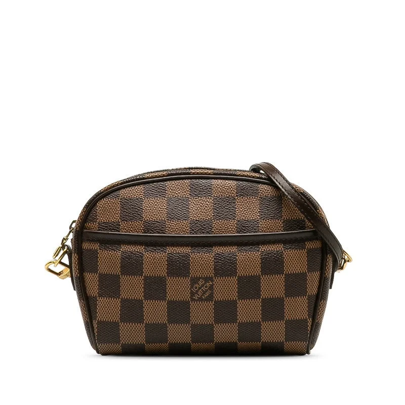 Louis Vuitton backpacks with a padded laptop compartment for travelLouis Vuitton Pochette Ipanema Damier N51296 Shoulder Bag Crossbody Bag Brown