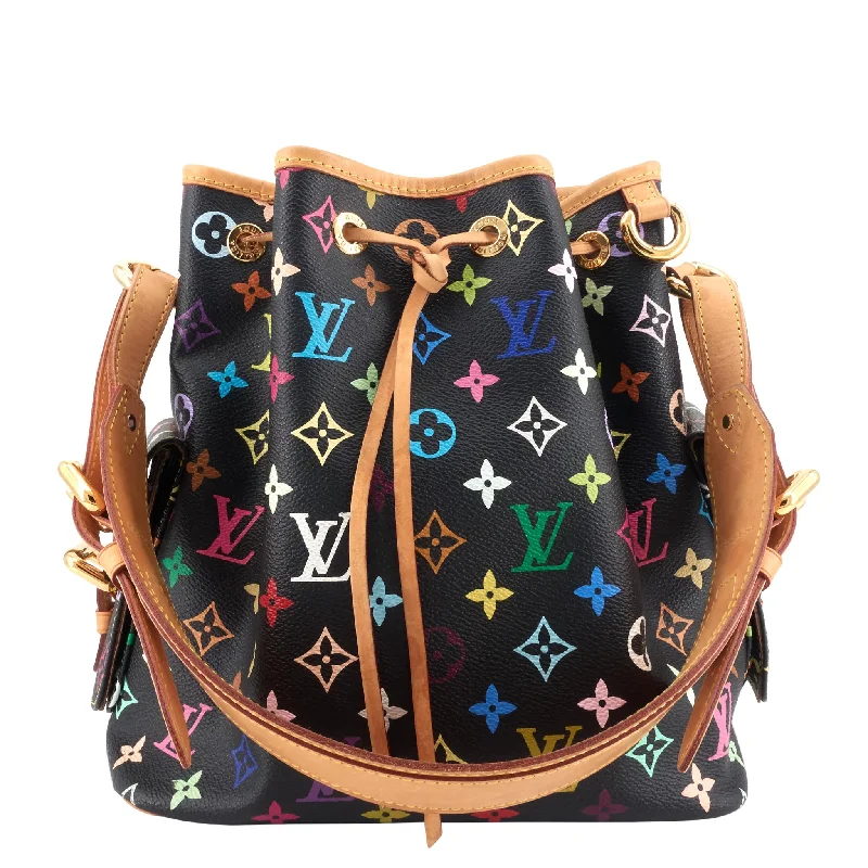 Louis Vuitton handbags with a metal - framed clasp for durabilityPetit Noe Multicolore Canvas Bag