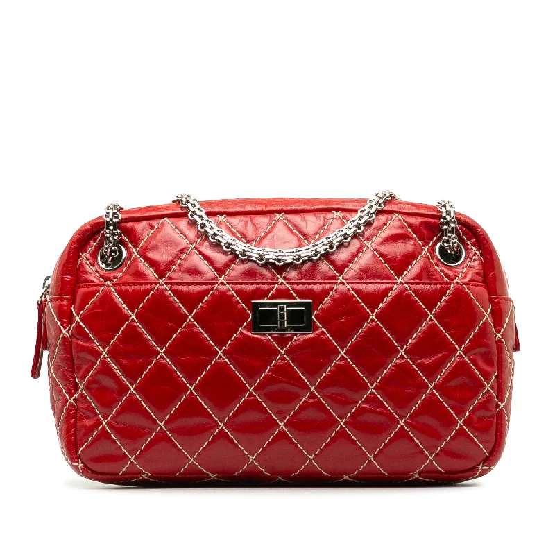 Chanel Vintage Inspired Handbag for Retro LoversRed Chanel Medium Quilted Reissue Camera Bag