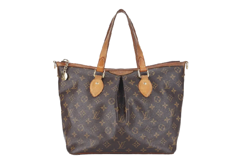 Louis Vuitton Twist bags with a snakeskin - effect panel for a bold lookLOUIS VUITTON PALERMO PM (M40145) MONOGRAM CANVAS GOLD HARDWARE WITH STRAP AND DUST COVER