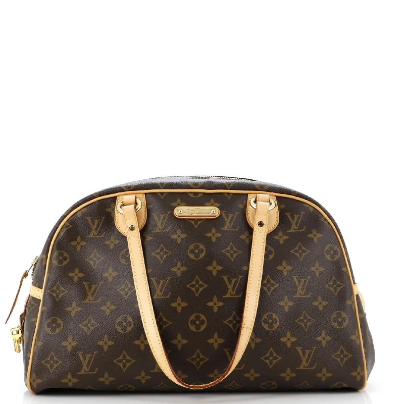 Louis Vuitton bags with a zip - around closure for enhanced securityMontorgueil Handbag Monogram Canvas GM