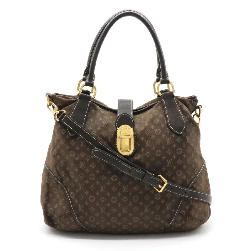 Louis Vuitton tote bags with a double - handle and shoulder - strap optionLouis Vuitton Monogram Ideal Elegy Crossbody Bag Fuzan Brown M56696