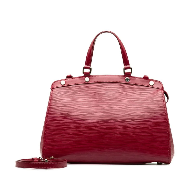 Louis Vuitton Twist bags with a snakeskin - effect panel for a bold lookLouis Vuitton Epi Blair MM Tote Handbag Leather Carmine Red M4030E