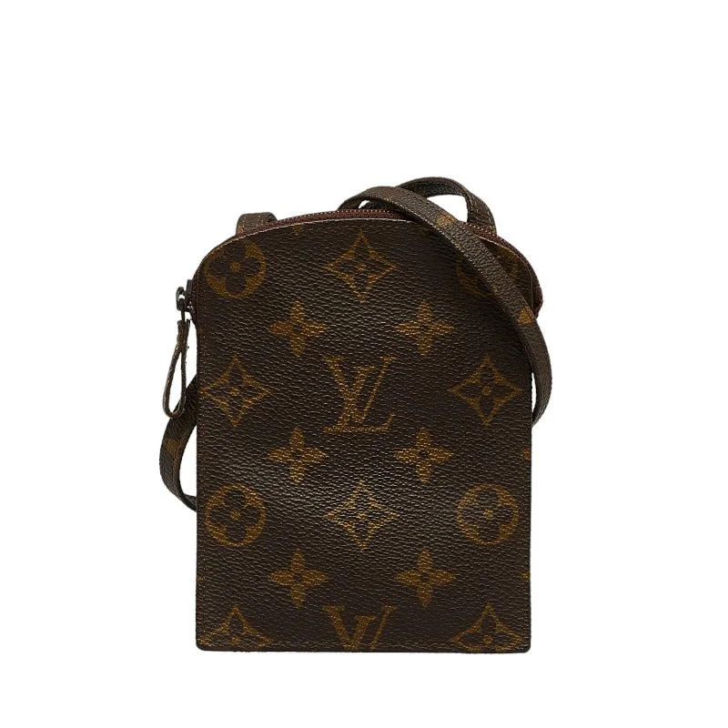 Louis Vuitton Twist bags with a contrast - colored interior for visual interestLouis Vuitton Monogram Pochette Secret Shoulder Bag M45484