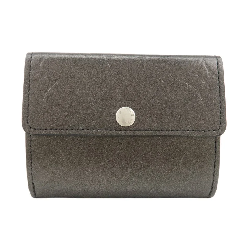 Louis Vuitton Twist bags with a snakeskin - effect panel for a bold lookLouis Vuitton Monogram Matte Ludlow Coin Case Noir M65122