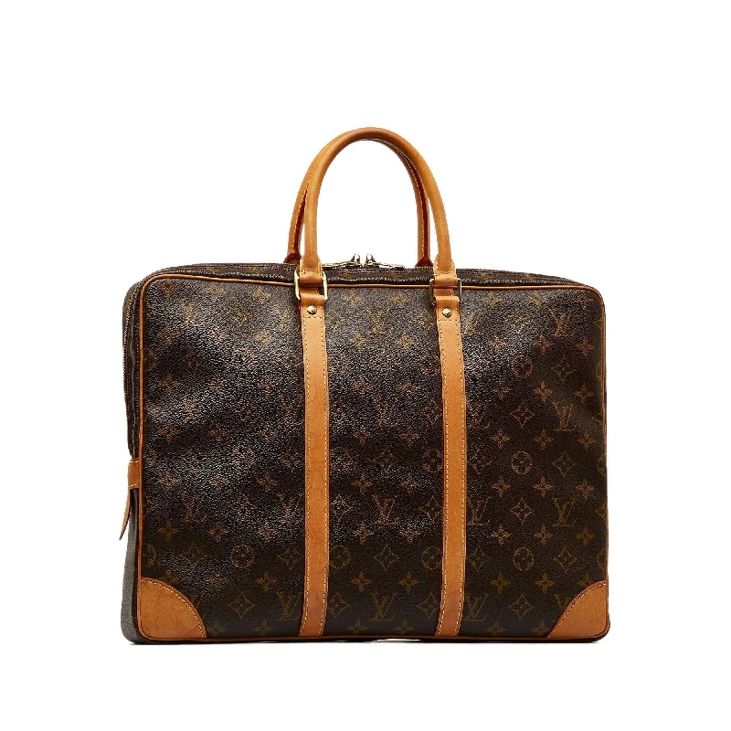 Louis Vuitton Speedy bags in monogram canvas for a classic lookLouis Vuitton Monogram Porte-Documents Voyage Business Bag