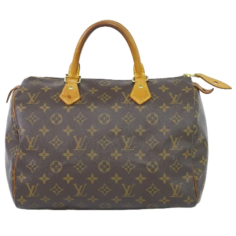 Louis Vuitton handbags with a beaded trim for a touch of glamourLouis Vuitton Monogram Speedy 30 Handbag