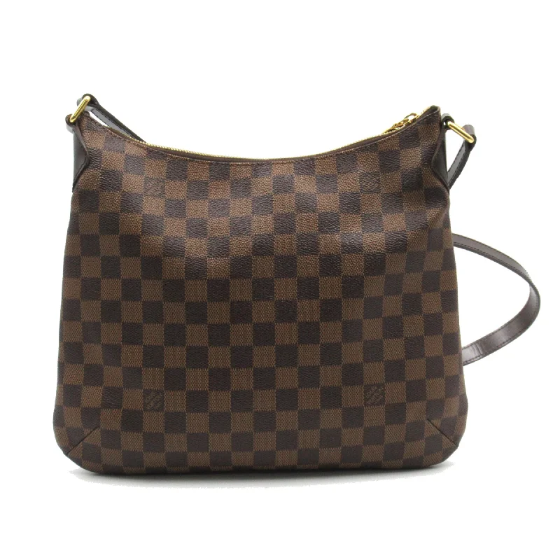 Louis Vuitton Twist bags with a snakeskin - effect panel for a bold lookLOUIS VUITTON Bloomsbury Brown Ebene Damier PVC coated canvas N42251