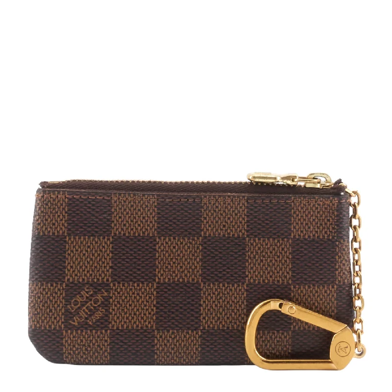 Small - sized Louis Vuitton Pochette Metis bags for a compact carryDamier Ebene Canvas Key Pouch