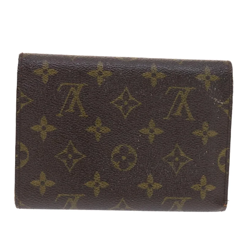 Louis Vuitton Capucines bags with smooth calfskin leather for luxuryLOUIS VUITTON Monogram Porte Tresor Etui Papie Wallet M61202 LV Auth 50829