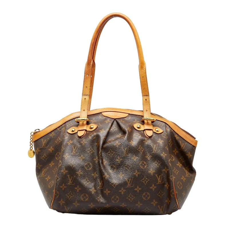 Louis Vuitton handbags with a metal - framed clasp for durabilityLouis Vuitton Monogram Tivoli GM Handbag M40144