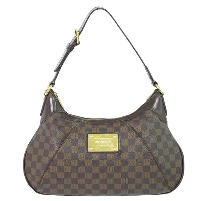 Ladies Louis Vuitton shoulder bags with a magnetic - closure flap for easeLouis Vuitton Thames GM Damier Ebene N48181