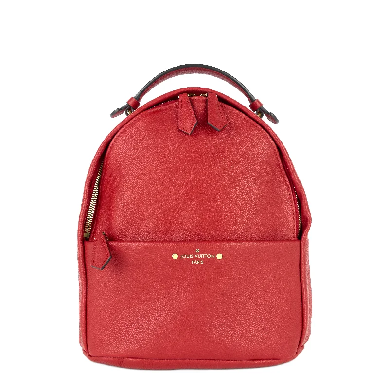 Louis Vuitton Alma bags with a leather - wrapped handle for a luxurious feelSorbonne Monogram Empreinte Leather Backpack