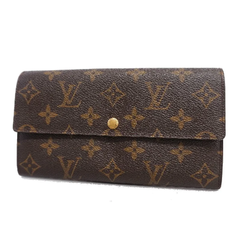 Louis Vuitton tote bags with a double - handle and shoulder - strap optionLouis Vuitton Long Wallet Monogram Portomone Credit M61725