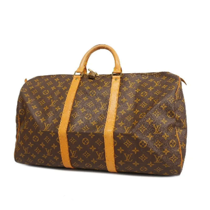 Louis Vuitton bags with a zip - around closure for enhanced securityLouis Vuitton Boston Bag Monogram Keepall 50 M41426