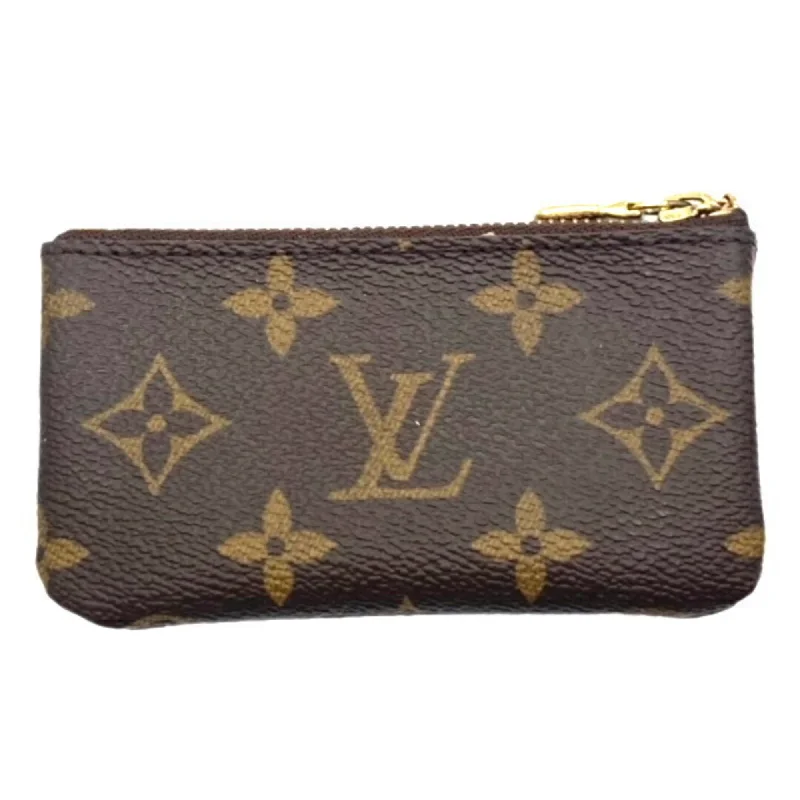 Louis Vuitton backpacks with a padded laptop compartment for travelLOUIS VUITTON Monogram Pochette Cle M62650 Coin Case Key Ring