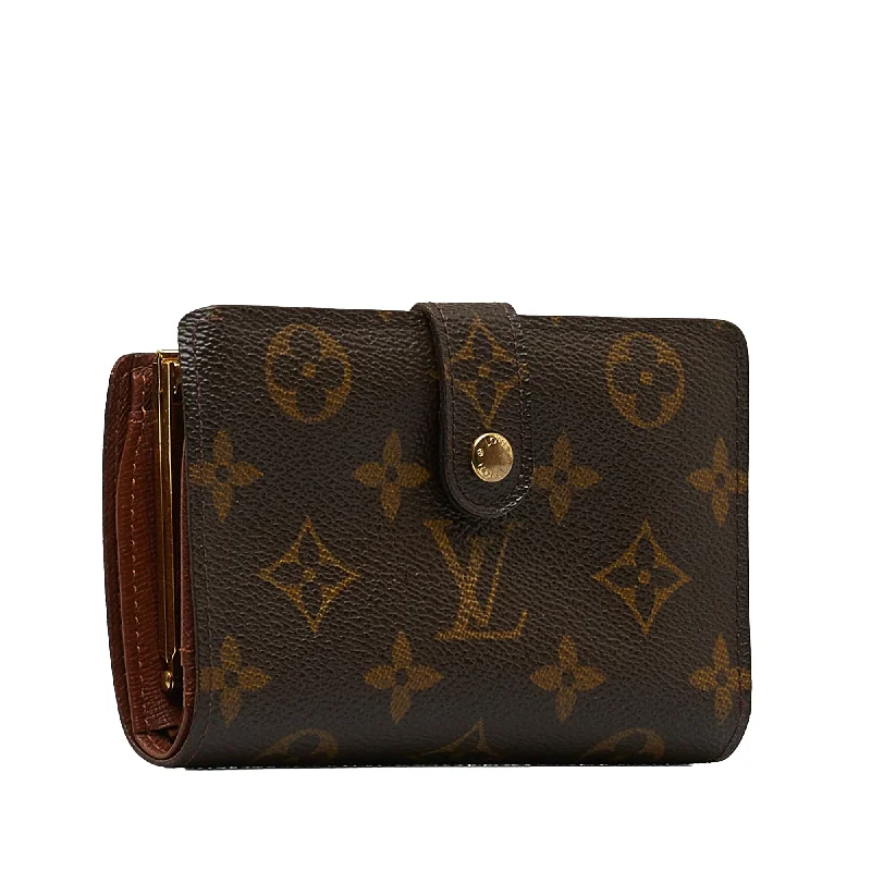 Louis Vuitton handbags with a metal - framed clasp for durabilityLouis Vuitton Monogram Porte Monnaie Billets Viennois Small Wallets