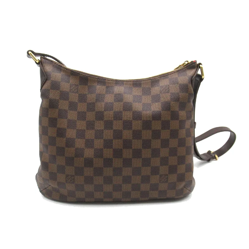 Louis Vuitton bags with a magnetic snap closure for easy accessLOUIS VUITTON Bloomsbury Brown Ebene Damier PVC coated canvas N42251