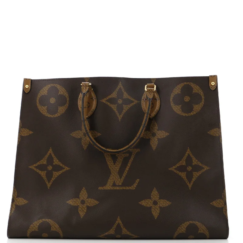 Louis Vuitton Alma bags with a leather - wrapped handle for a luxurious feelOnTheGo Tote Reverse Monogram Giant GM