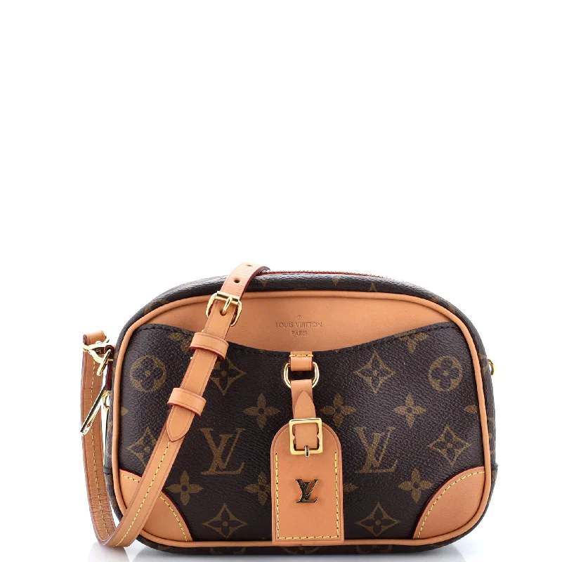 Louis Vuitton Alma bags with a leather - wrapped handle for a luxurious feelDeauville Handbag Monogram Canvas Mini