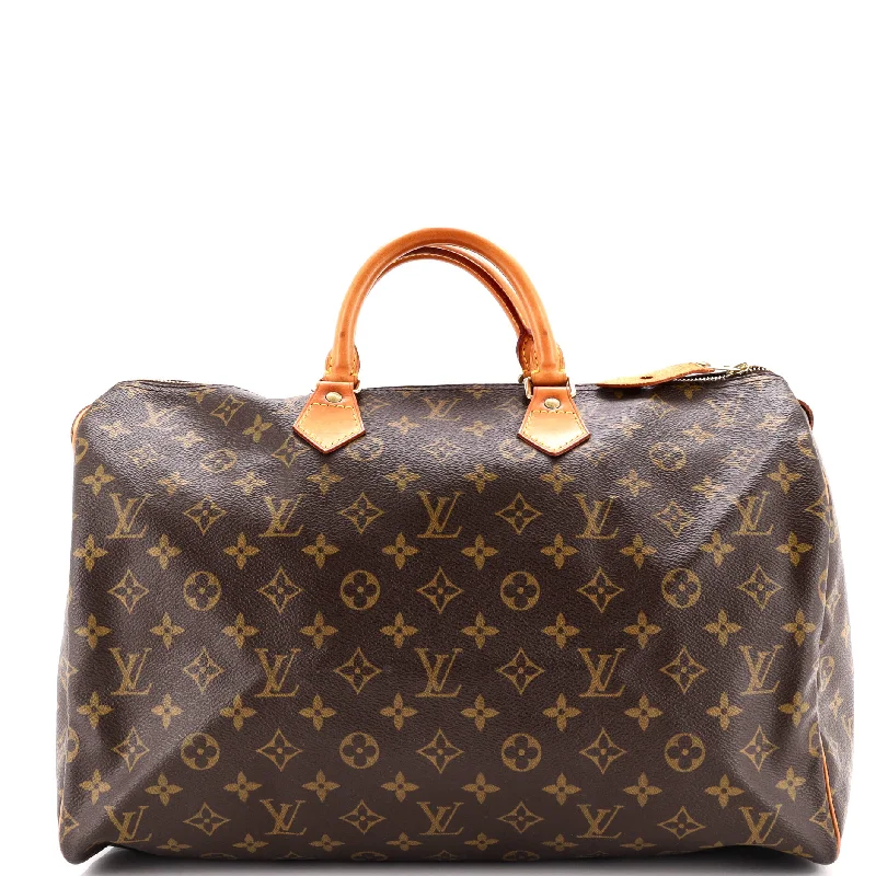 Louis Vuitton crossbody bags with adjustable shoulder straps for comfortSpeedy Handbag Monogram Canvas 40