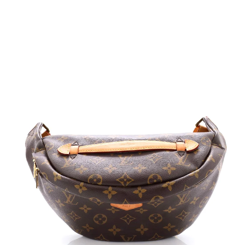 Ladies Louis Vuitton shoulder bags with a single - handle silhouetteBum Bag Monogram Canvas