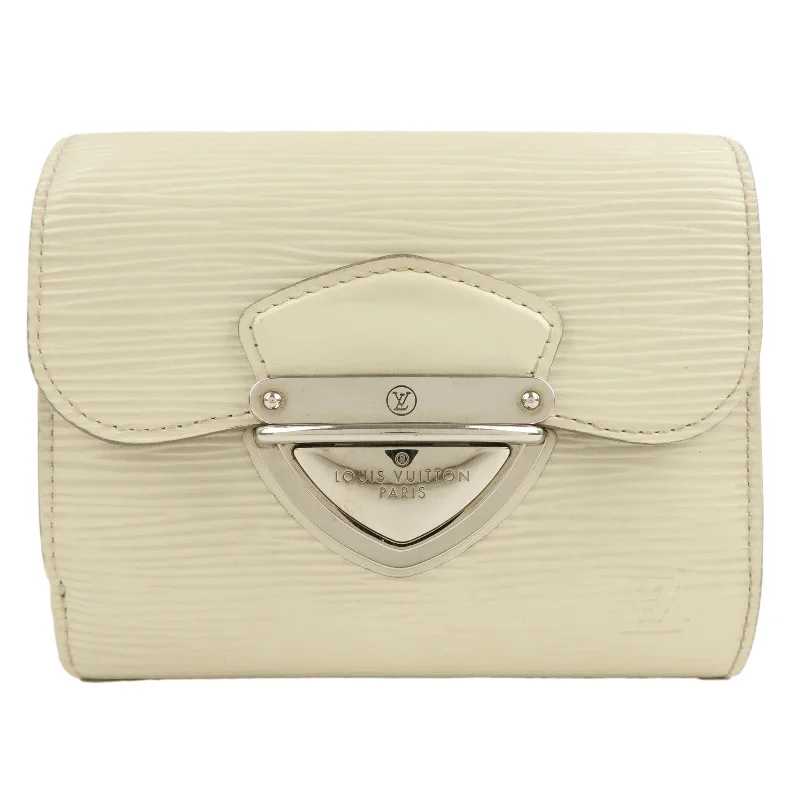 Louis Vuitton Twist bags with the iconic LV - turnlock closureLouis Vuitton Epi Portefeuille Joy Tri-fold Wallet Ivory M6658J