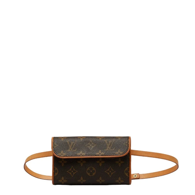 Louis Vuitton crossbody bags with a woven leather strap for textureLouis Vuitton Monogram Pochette Florentine XS Belt Bag M51855