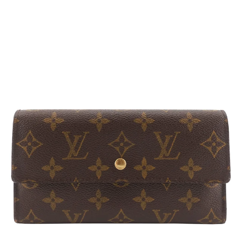 Louis Vuitton Neverfull bags with large capacity for everyday essentialsPorte Tresor International Monogram Canvas Wallet