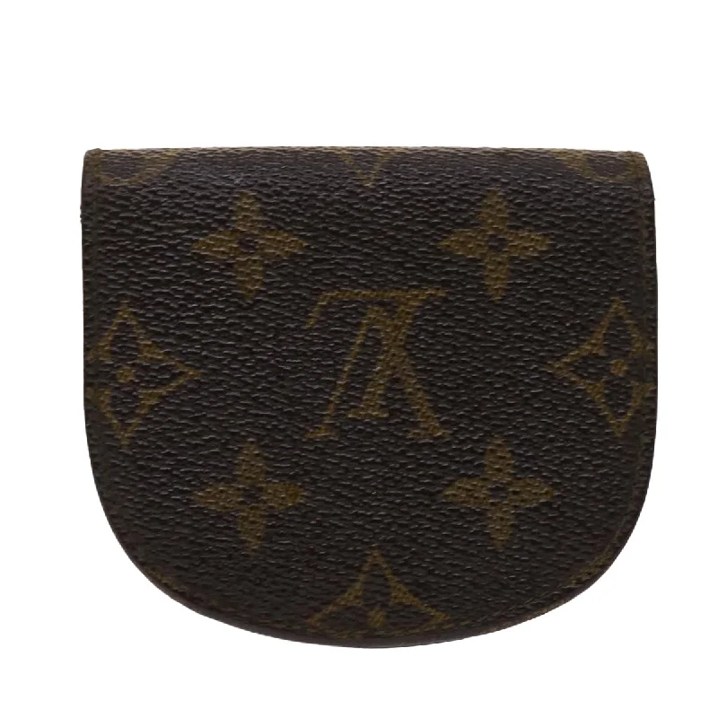 Louis Vuitton handbags with a beaded trim for a touch of glamourLouis Vuitton Monogram Porte Monnaie Guze Coin Purse M61970 LV Auth 46536