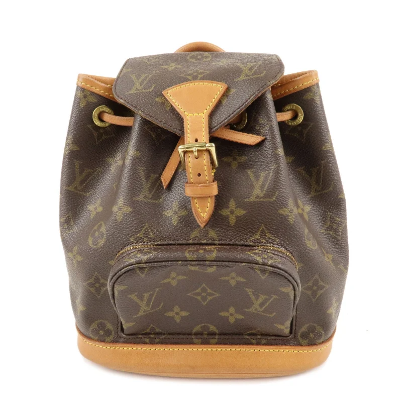 Louis Vuitton tote bags with a spacious interior and multiple pocketsLouis Vuitton Monogram Mini Montsouris Back Pack Bag M51137