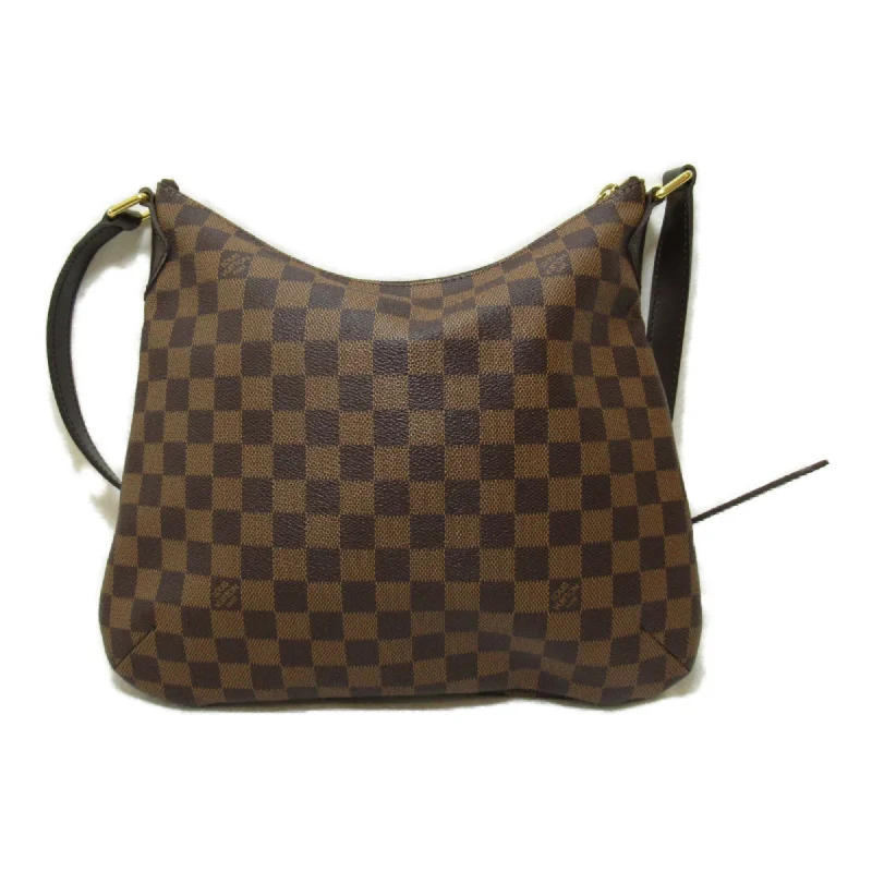 Louis Vuitton tote bags with a water - resistant coating for outdoor useLOUIS VUITTON Bloomsbury Brown Ebene Damier PVC coated canvas N42251