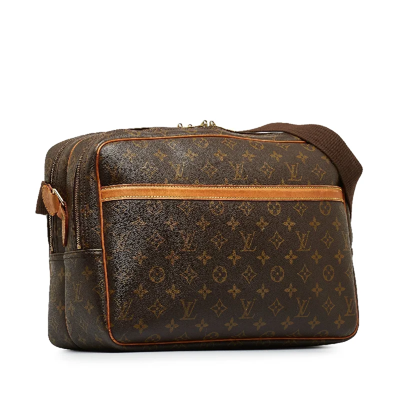 Louis Vuitton backpacks with a multi - pocket organization for functionalityLOUIS VUITTON Monogram Reporter GM Crossbody Bag