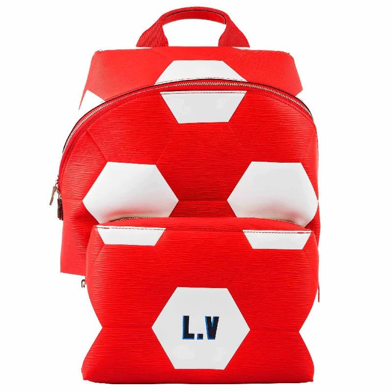 Louis Vuitton backpacks with a padded laptop compartment for travelLouis Vuitton World Cup Apollo Backpack World Cup Capsule Collection Epi Red