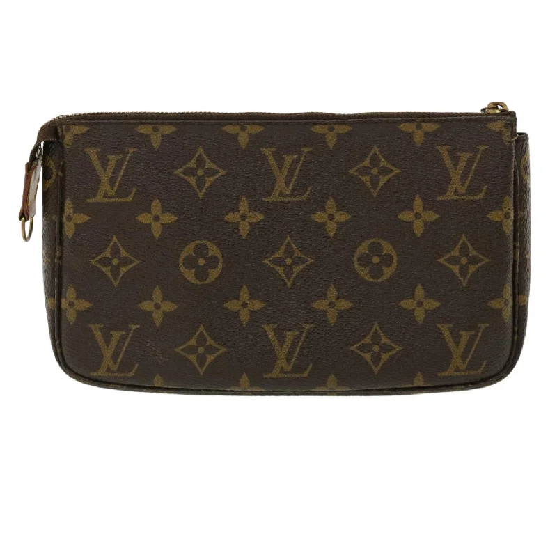 Louis Vuitton backpacks with a sleek, minimalist design for styleLOUIS VUITTON Monogram Pochette Accessoires Pouch M51980 LV Auth yk5445