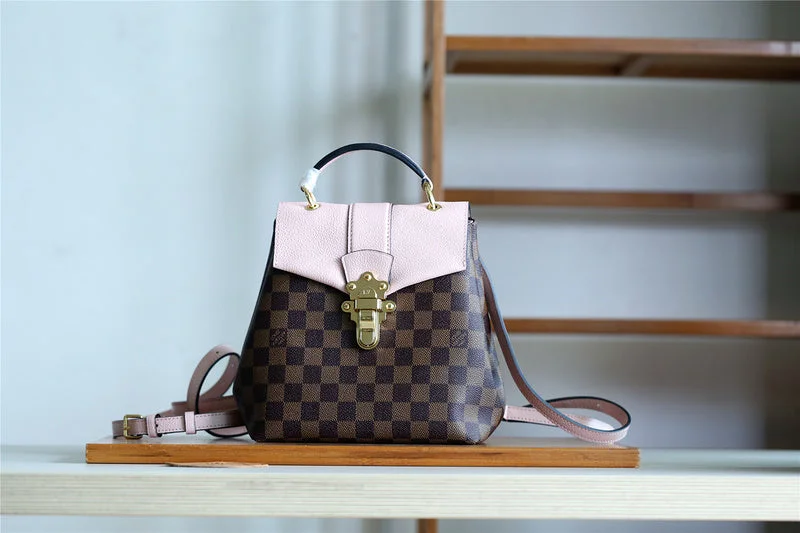 Louis Vuitton bags with a snap - button closure and a decorative charm for styleBC - LOUIS VUITTON BAGS - 6156