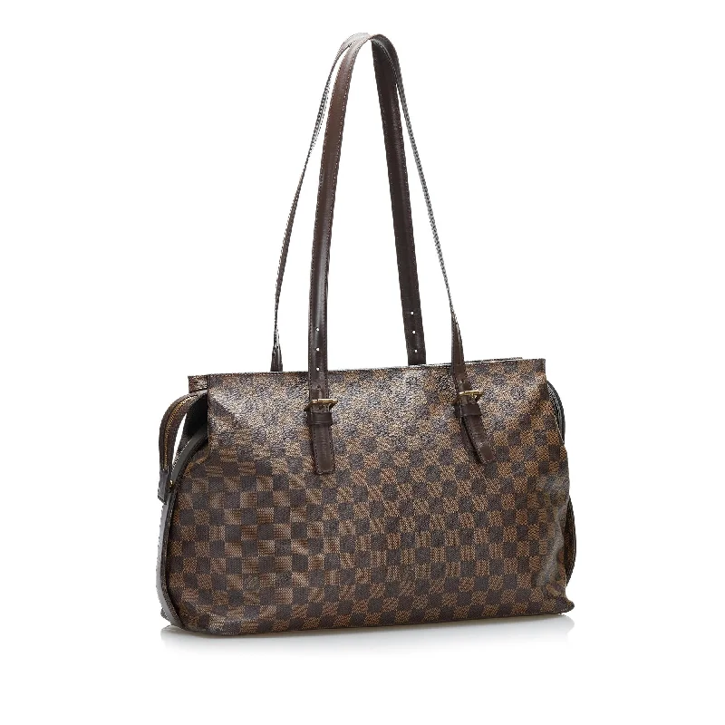 Louis Vuitton Alma bags with a leather - wrapped handle for a luxurious feelLouis Vuitton Damier Ebene Chelsea (37818)