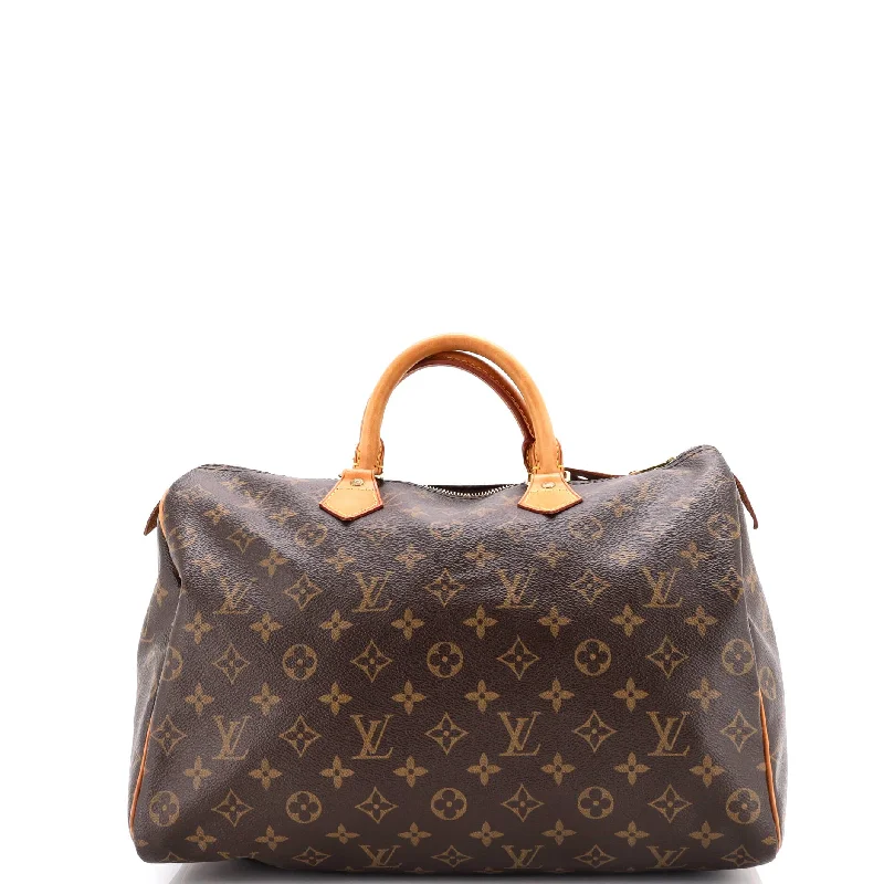 Louis Vuitton Capucines bags with smooth calfskin leather for luxurySpeedy Handbag Monogram Canvas 35