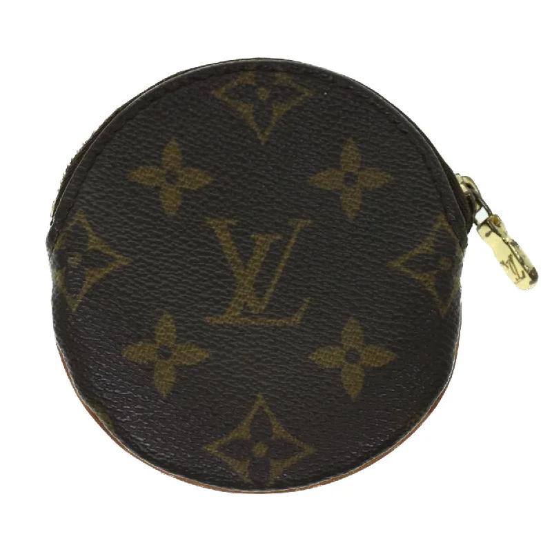 Ladies Louis Vuitton Capucines bags with gold - toned hardwareLouis Vuitton Monogram Porte Monnaie Round Coin Purse M61926 LV Auth 43547