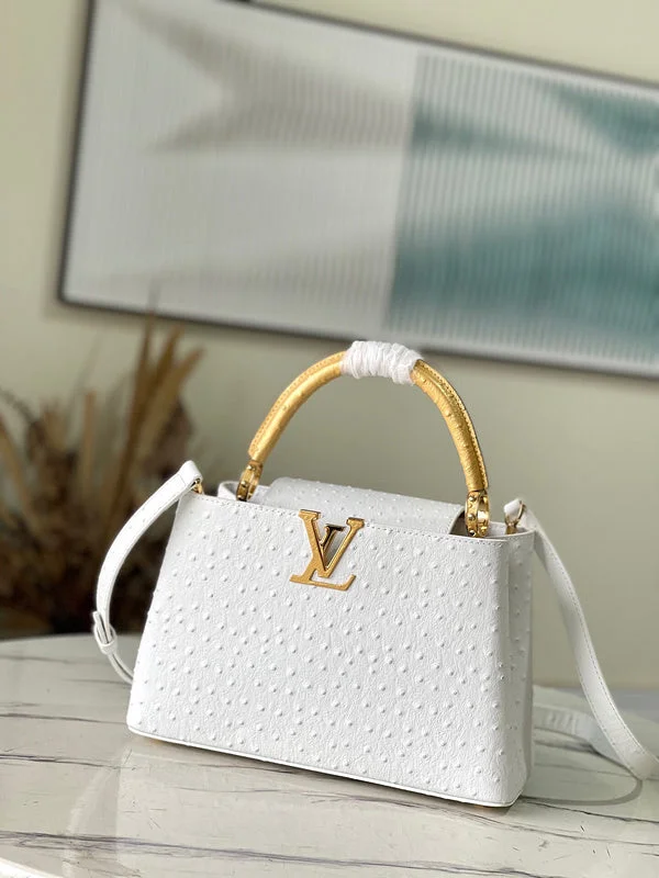 Louis Vuitton bags with a snap - button closure and a decorative charm for styleBC - LOUIS VUITTON BAGS - 401