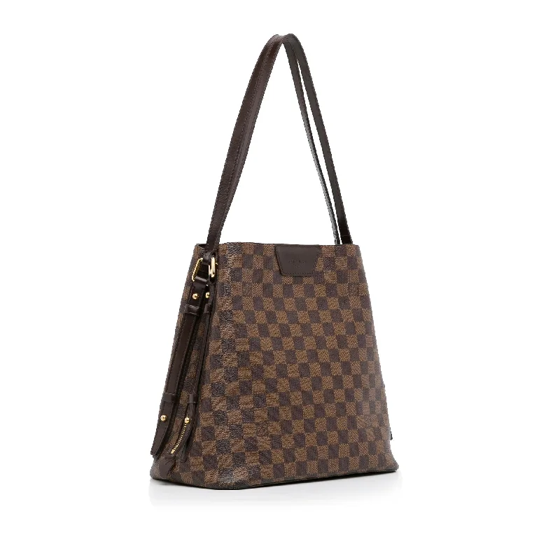 Ladies Louis Vuitton shoulder bags with a magnetic - closure flap for easeLouis Vuitton Damier Ebene Cabas Rivington (DR8Ye0)